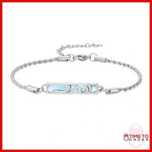 925 Sterling Silver Adjustable Bracelet Anklet Summer Jewelry Gift